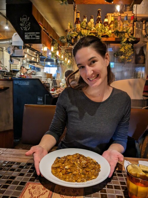 restaurant improvissé lors de notre ballade à vélo. Curry japonais, gros coup de coeur (voir nos bonnes adresses sur la page d'accueil)