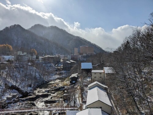 On se croirait en montagne. On support le froid avec nos équipements mais on n'est pas conforts non plus