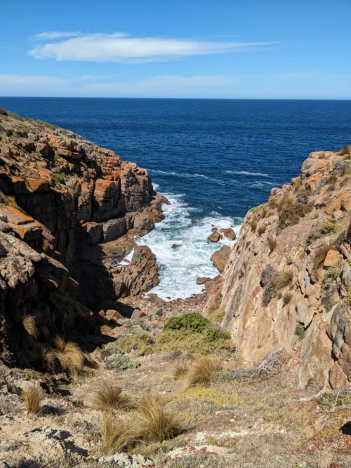 découverte d'un site de randonnée recommandé par nos hôtes, tout à l'est de l'île et le coin est vraiment génial