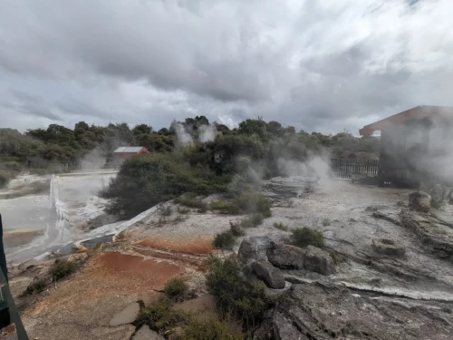Il y avait aussi l'un des principaux geysers de l'hémisphère sud, mais son activité était perturbé ces dernières semaines