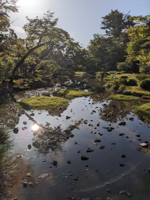 Nous retentons avec succès de visiter le jardin de murine Anne réputé pour être zen et très jolie point il est interdit de prendre des photos de la maison mais pas du jardin. nous en profitons et nous ressortons détendus
