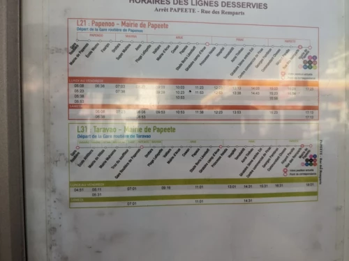 On tente le bus, et on y arrive un peu mais on a aussi de gentils routiers qui nous ont pris en auto stop bien qu'on attendait le bus